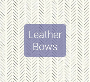 Leather Bows