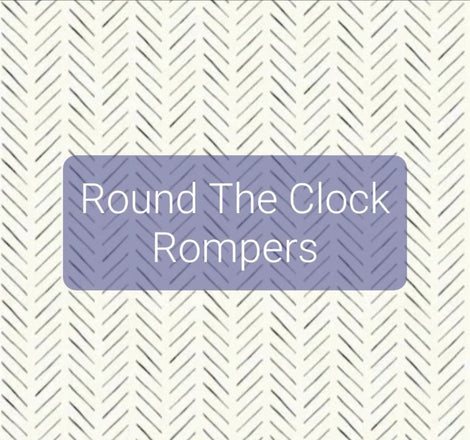 Round the Clock Rompers