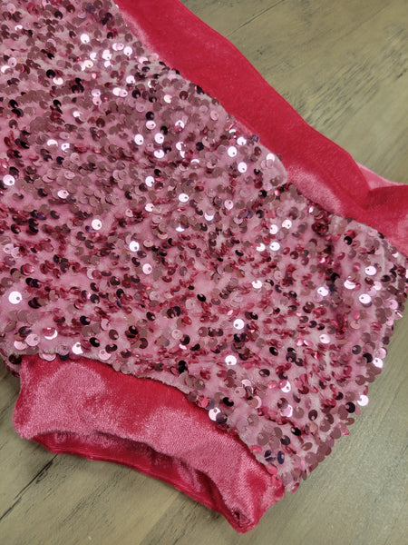 Pink Velvet Sequin