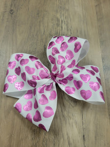 Shimmer Hearts Bow