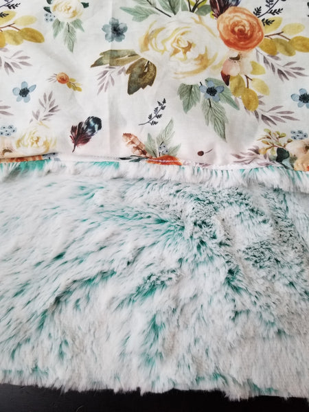 Floral Teal Lux