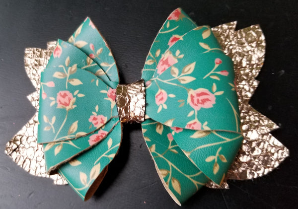 Teal Floral