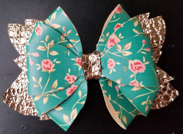 Teal Floral