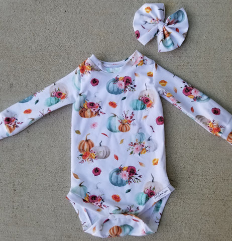 Fall Pumpkin Onesie