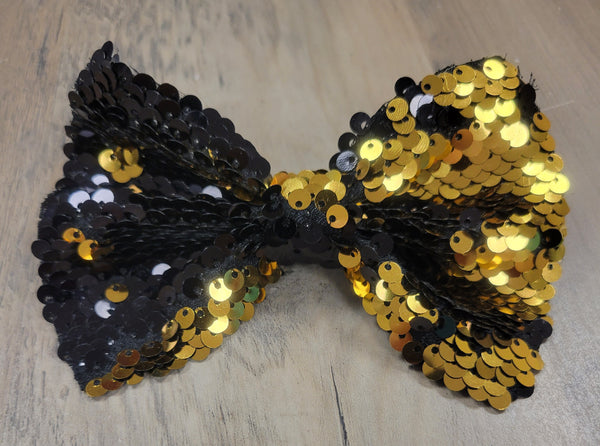 Gold and Black Sequin