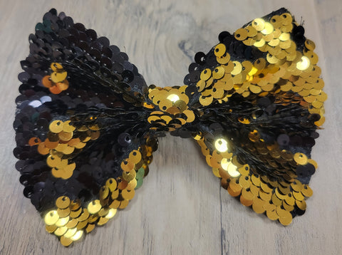 Gold and Black Sequin