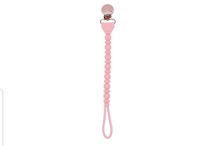 Pink Pacifier Clip